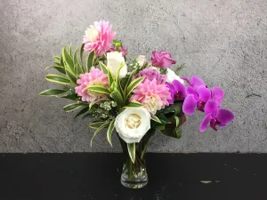 Violet Dream,realistic flower bouquet 