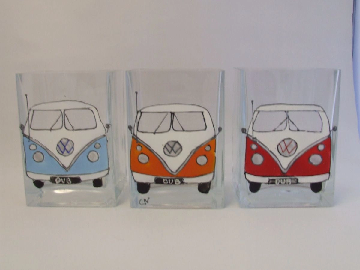 vw campervan vase