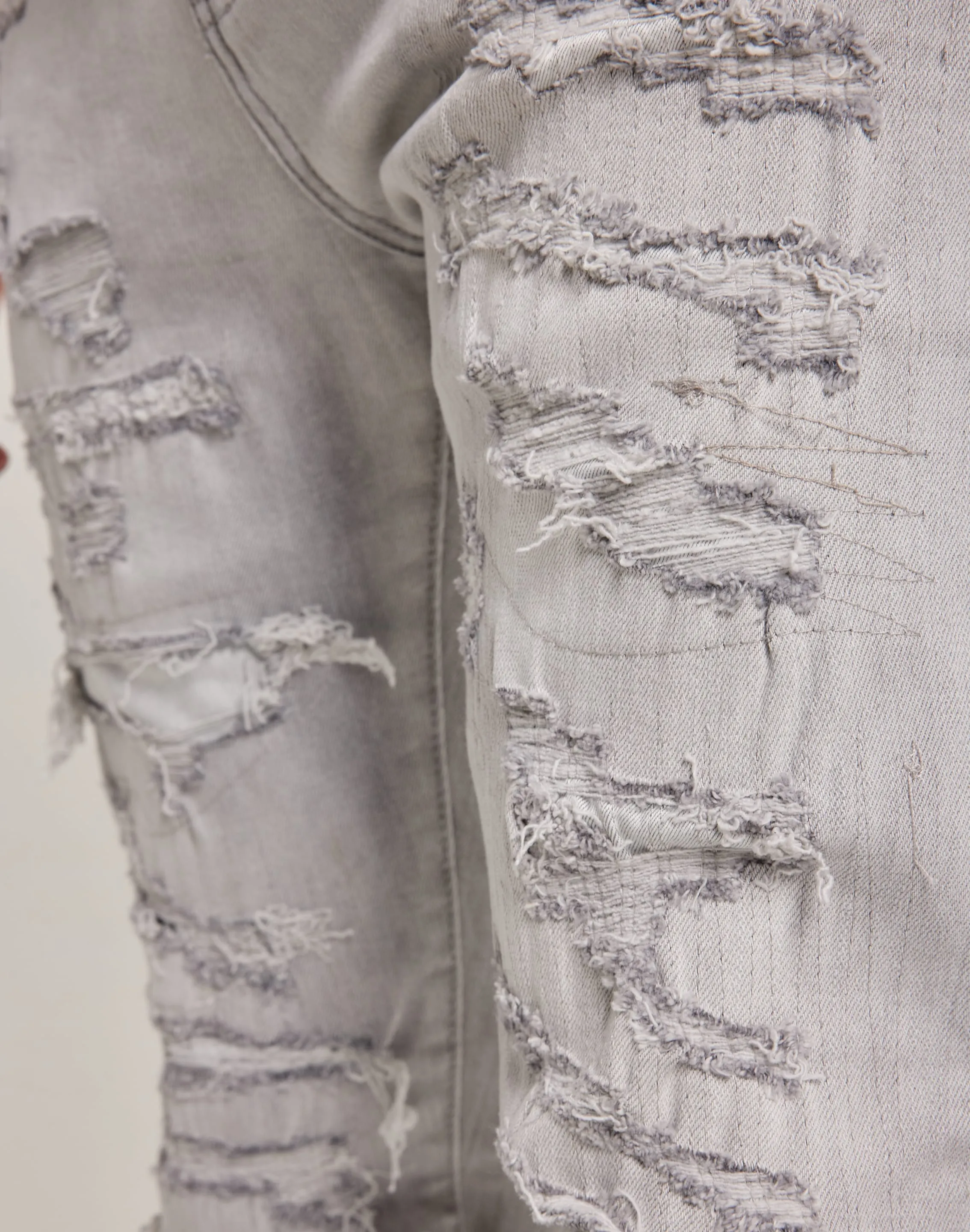 WAIMEA Skinny Riss- & Reparatur-Denimjeans