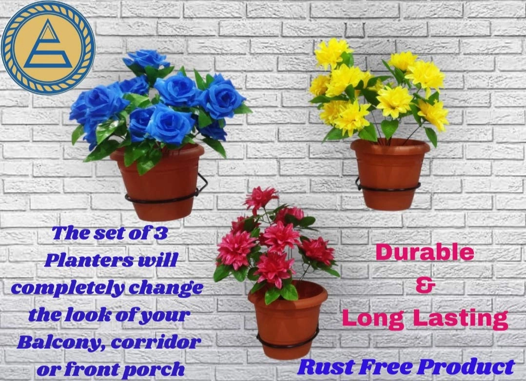 Wall Mounting Planter Stand (Black),plant shelf accessories