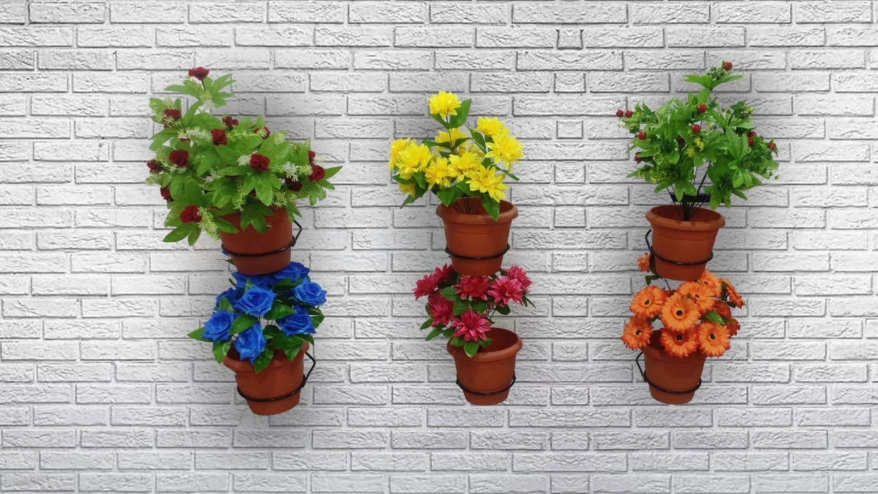 Wall Mounting Planter Stand (Black)
