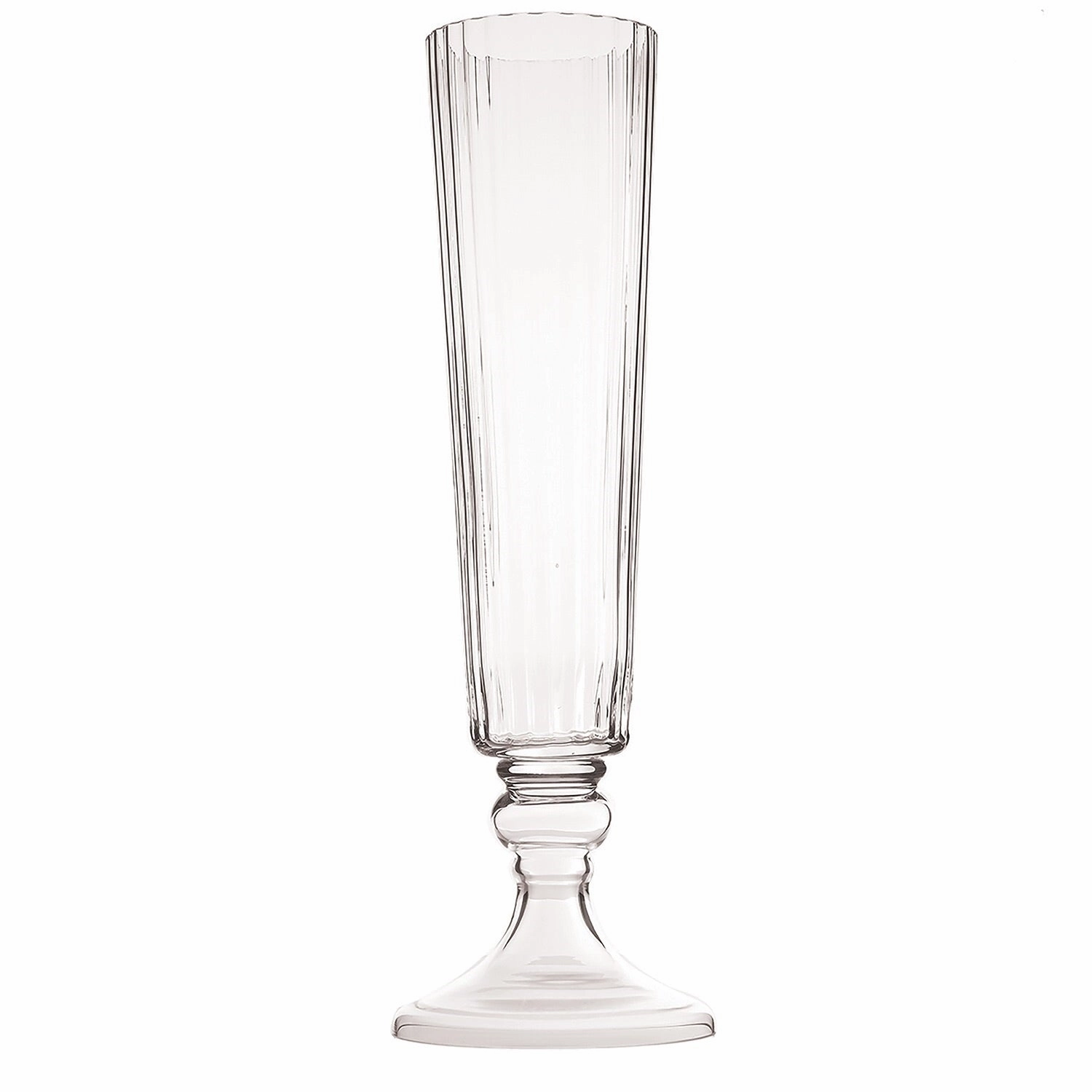 Wedding Centerpiece 32 Tall Crystal Vase striped,aesthetic flower vase