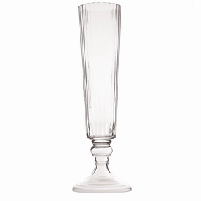 Wedding Centerpiece 32 Tall Crystal Vase striped,aesthetic flower vase