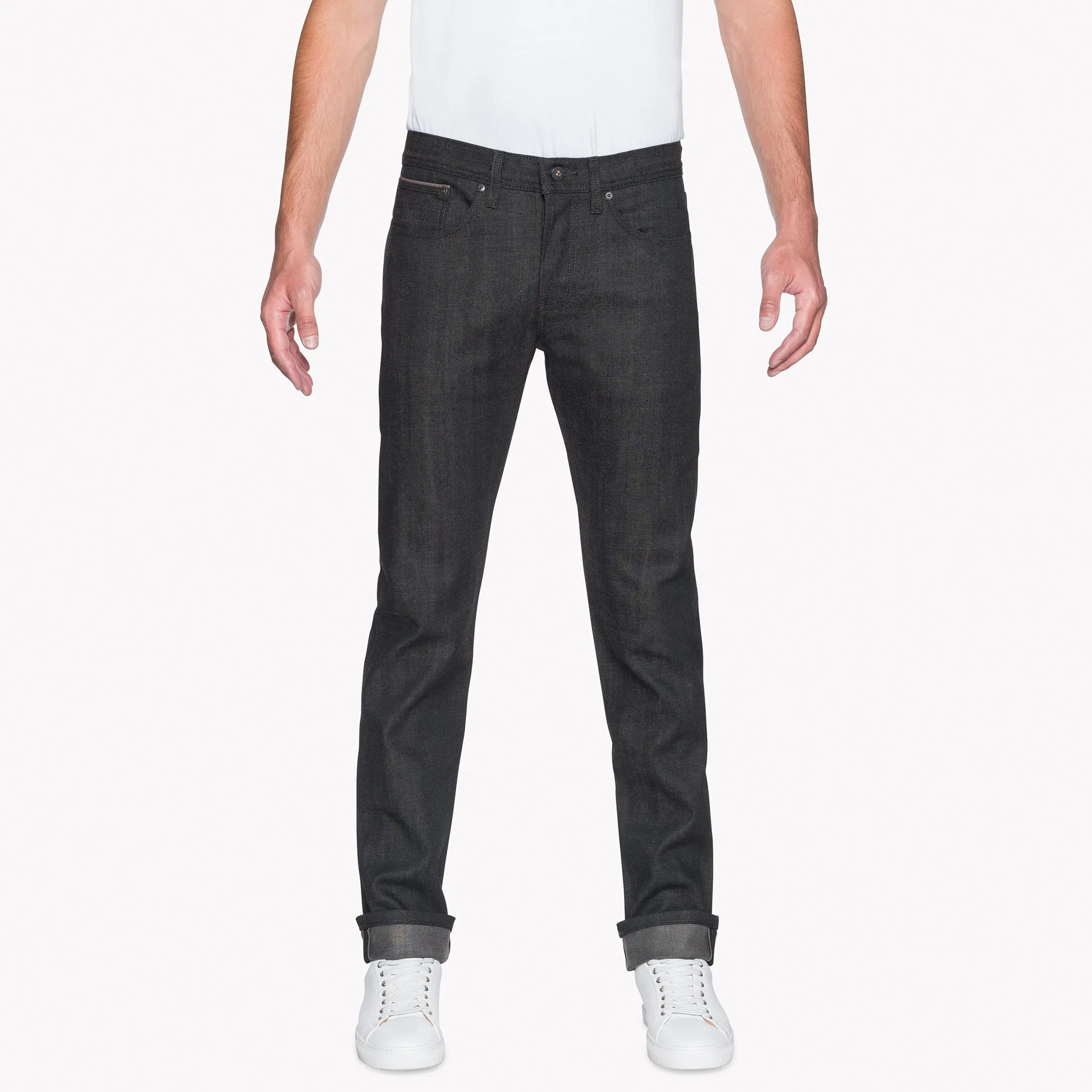 Weird Guy - Schwarz x Grau Stretch-Selvedge
