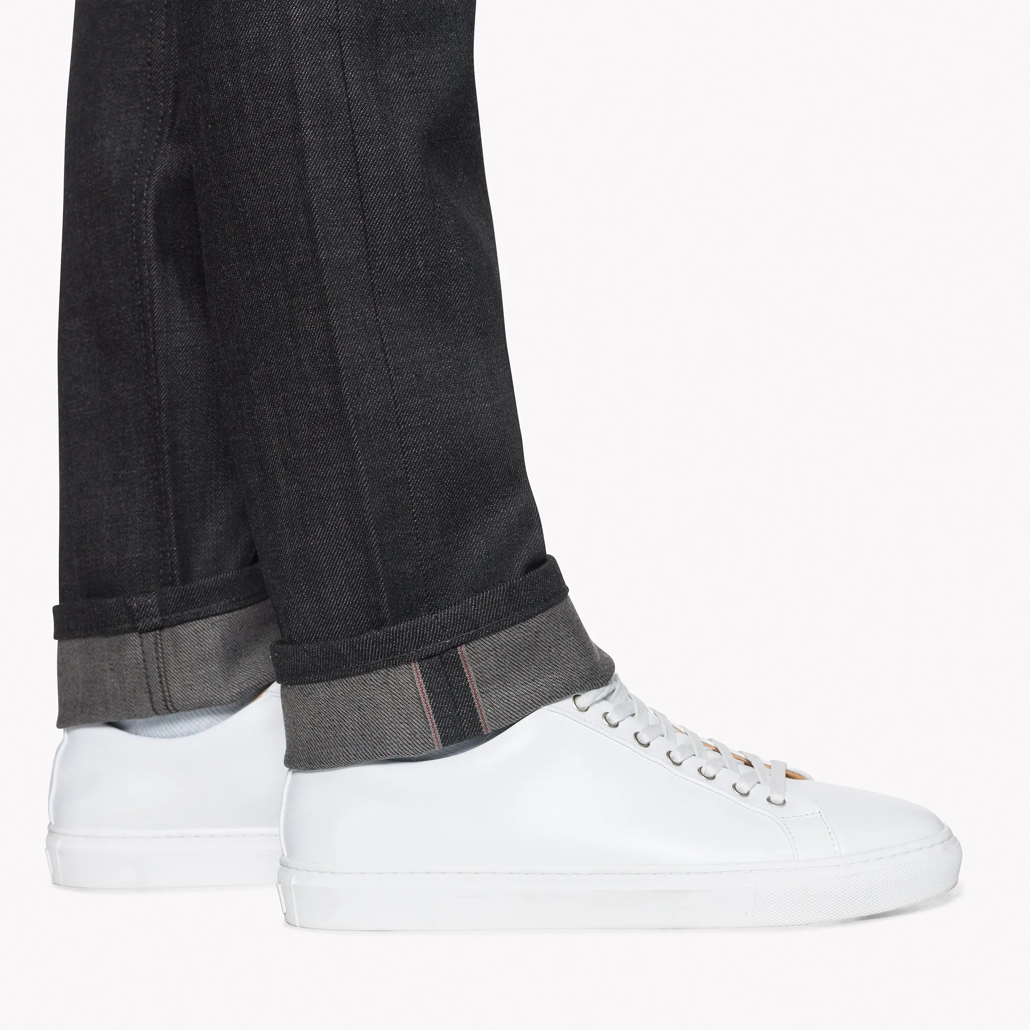 Weird Guy - Schwarz x Grau Stretch-Selvedge