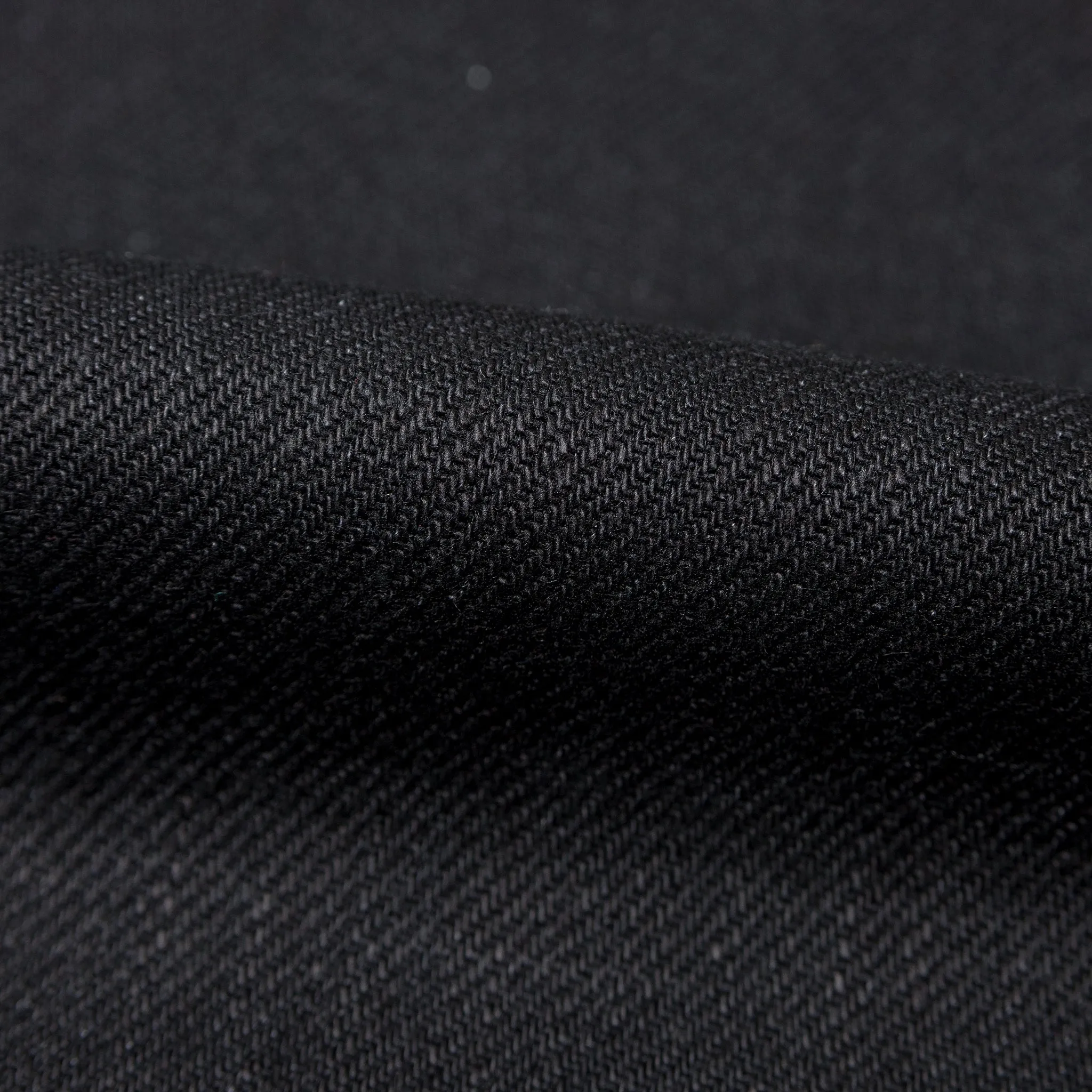 Weird Guy Overalls - Einfarbig Schwarz Selvedge