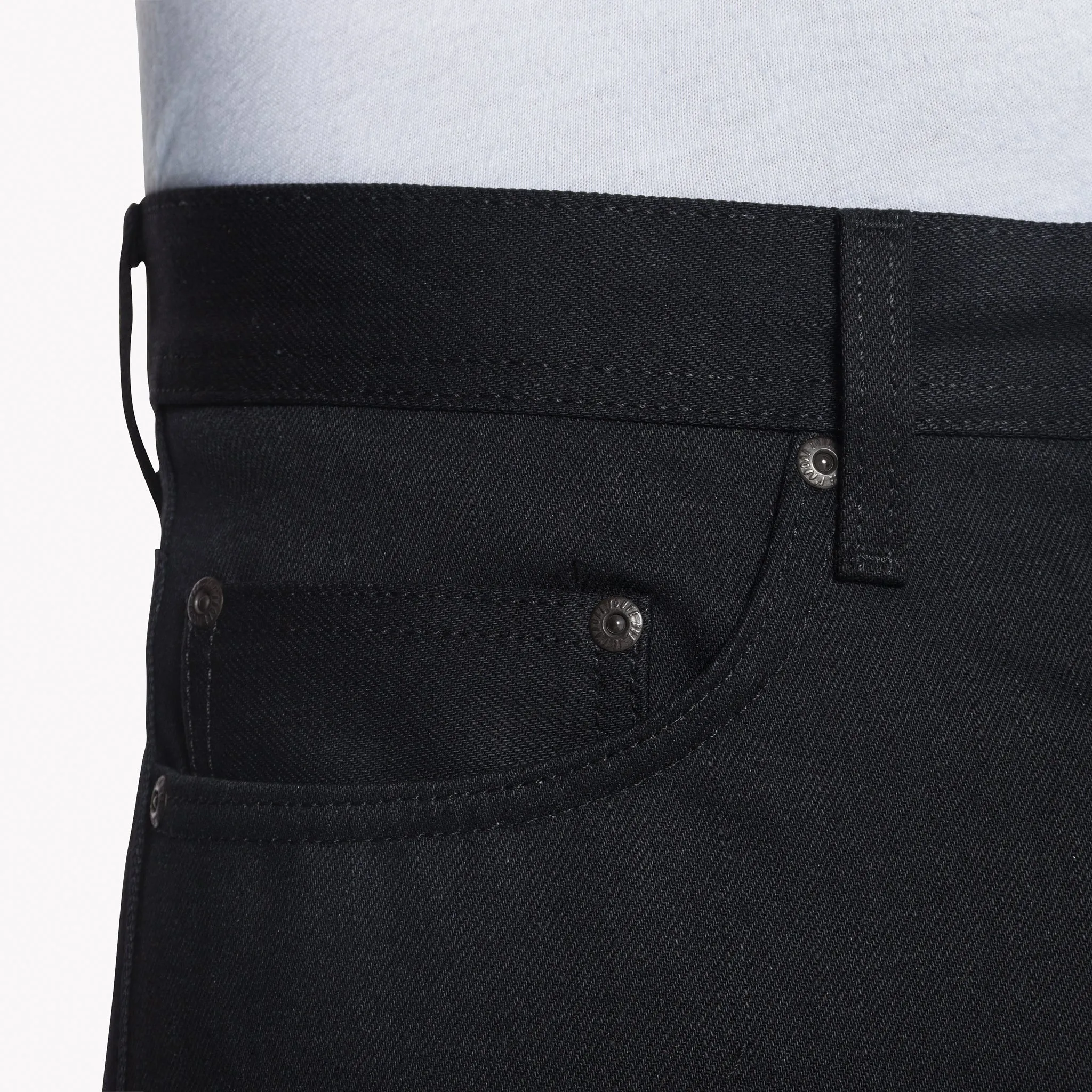 Weird Guy - Komplett schwarzer Selvedge