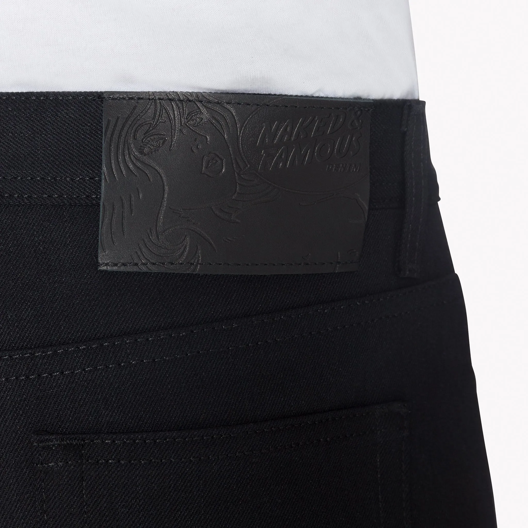 Weird Guy - Komplett schwarzer Selvedge