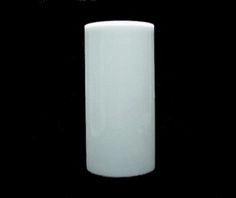 White 4"x8"H Cylinder Vase,aesthetic flower vase