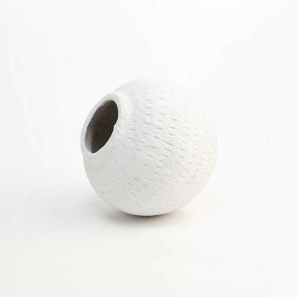 White Derek Terracotta Vase