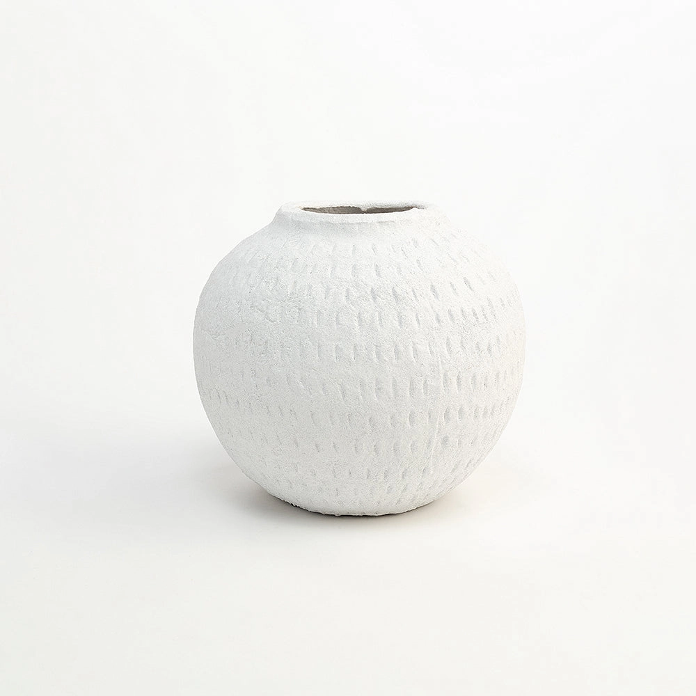 White Derek Terracotta Vase