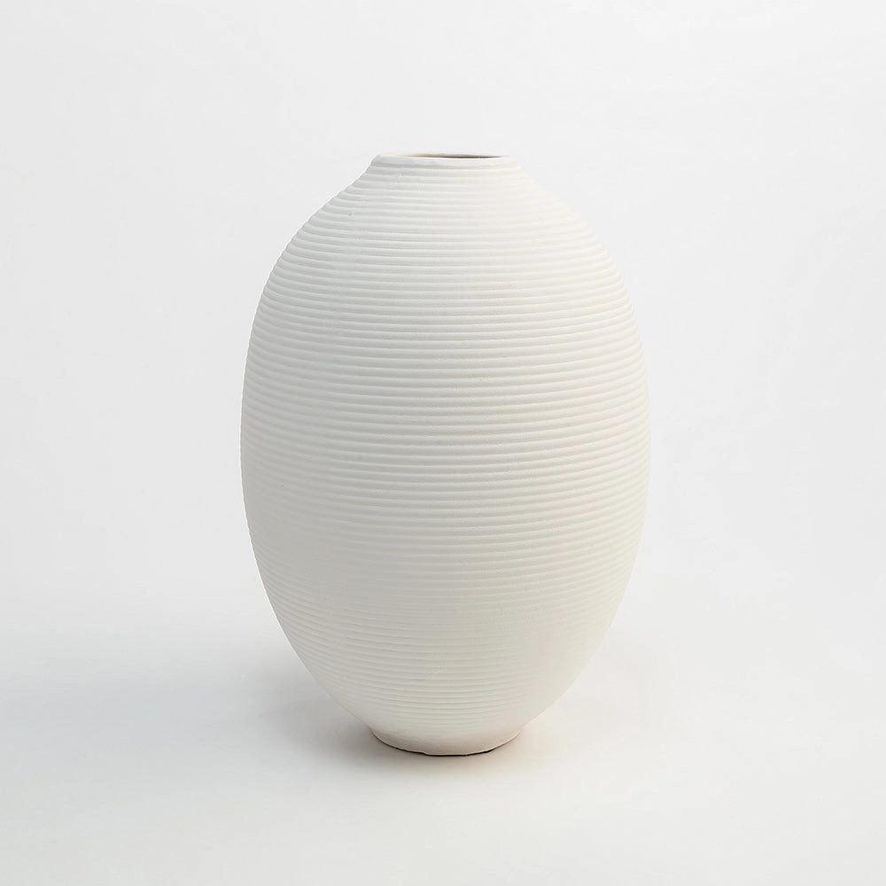 White Derek Terracotta Vase Set of 3