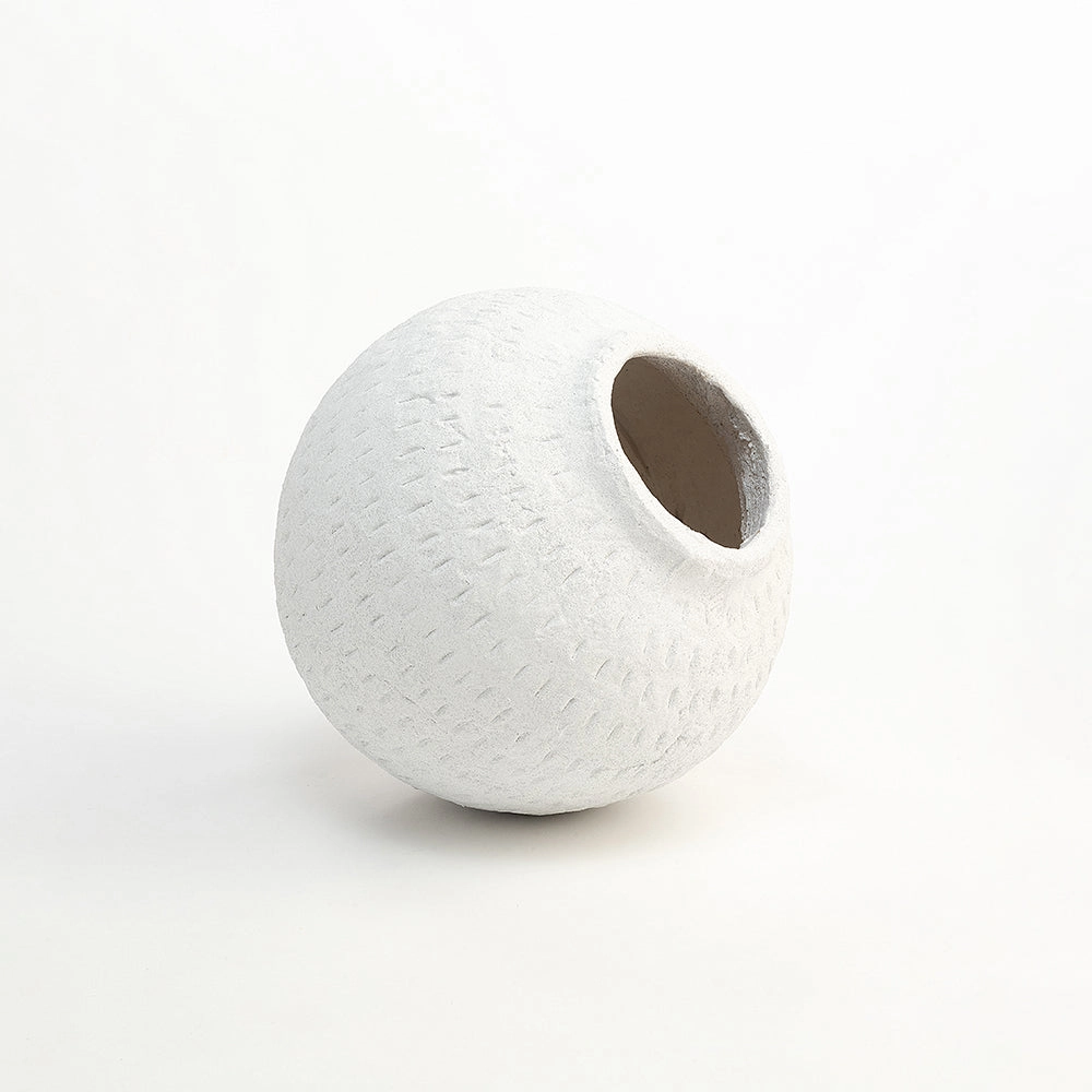 White Derek Terracotta Vase