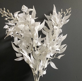 White Eucalyptus Bunch greenery realistic flower bouquet  