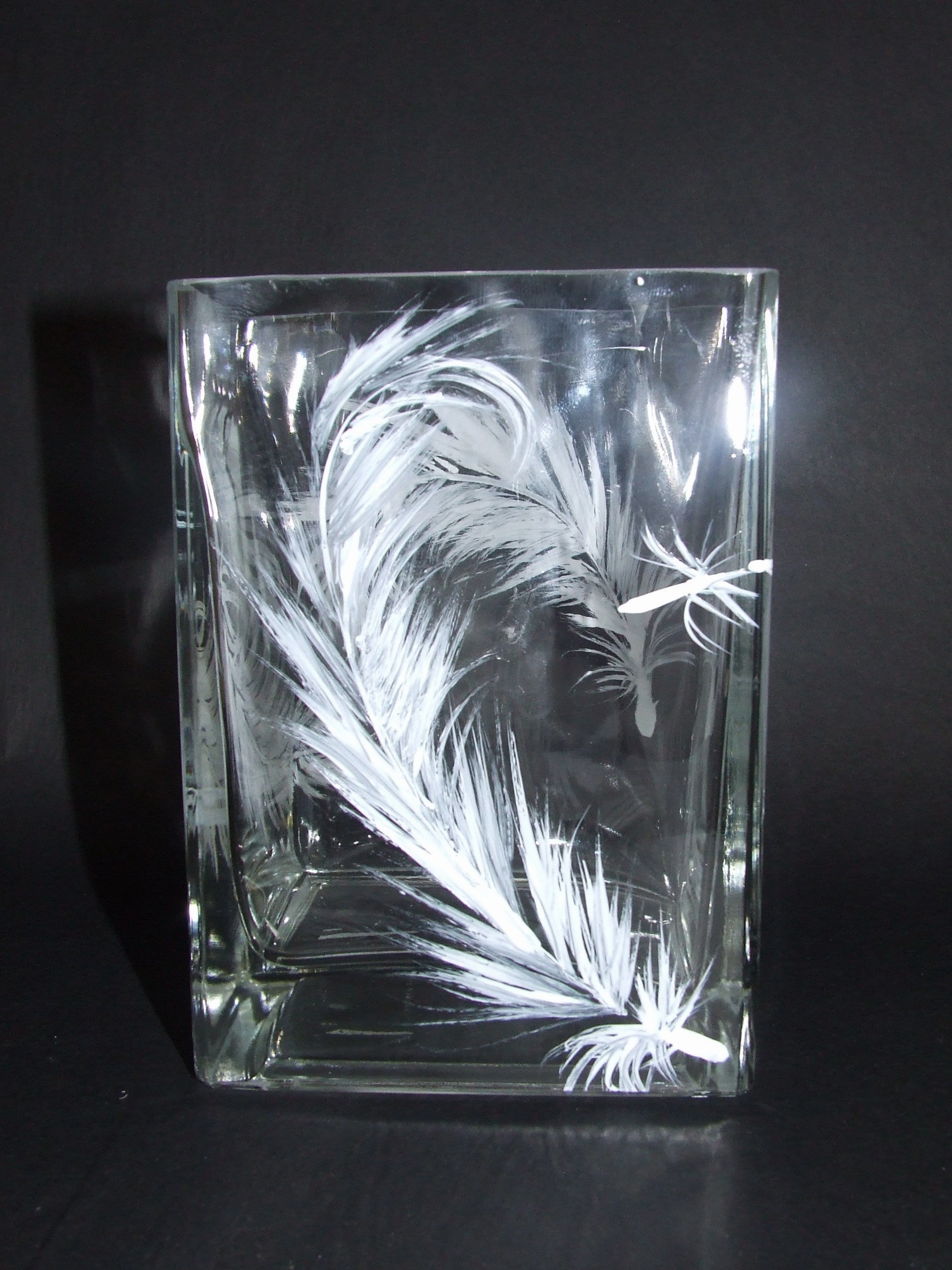 white feather vase,classic table vase