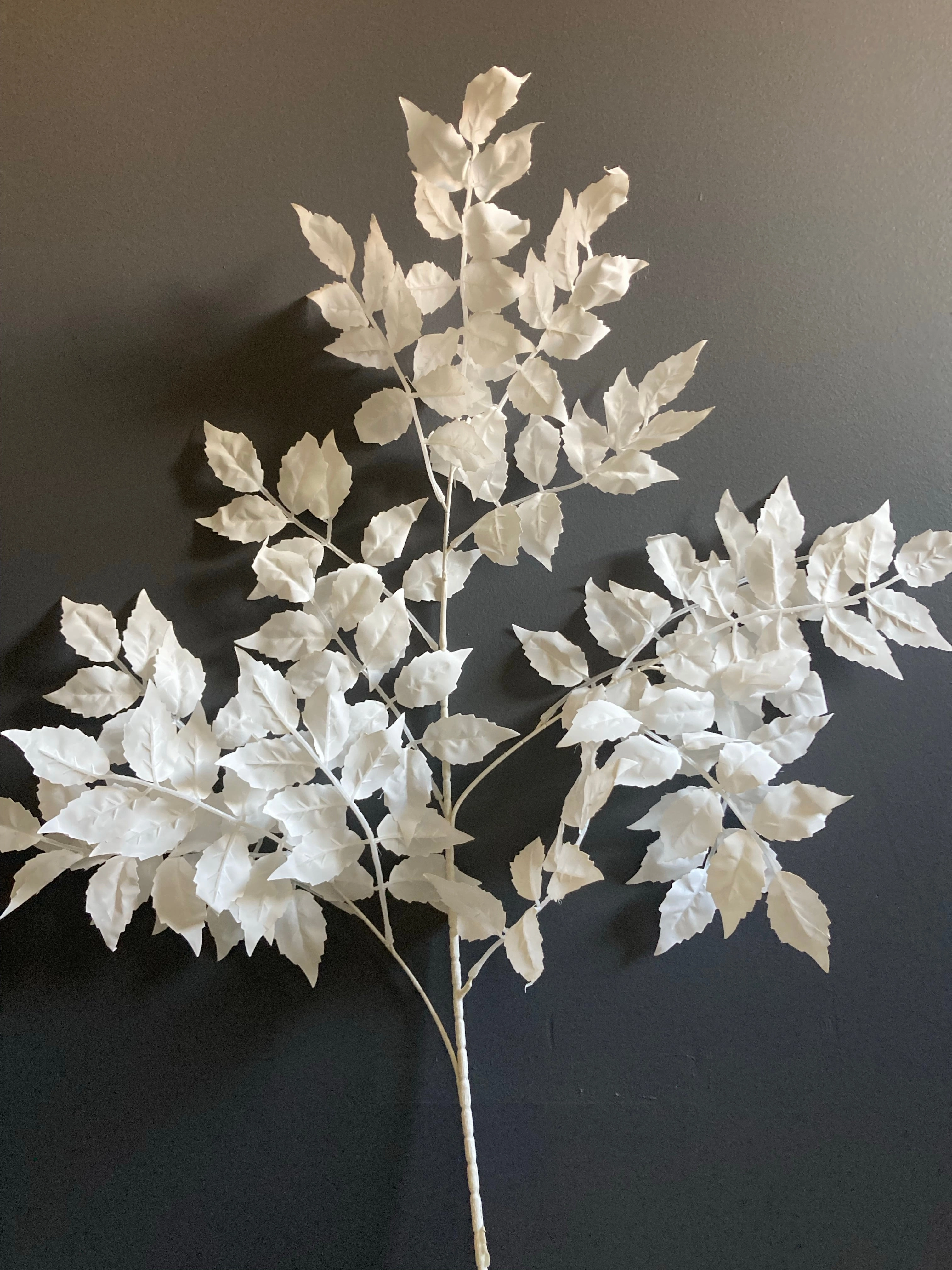 White Leaf Spray artificial flower bouquet  