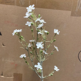 White Wax Flower wedding greenery filler for corsage 100209(White)-WAX1 artificial flower bouquet  