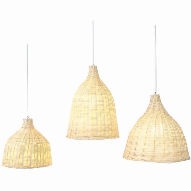 Wicker hanging light 11Hx10W