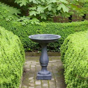 Williamsburg Candlestand Birdbath,planting accessories kit