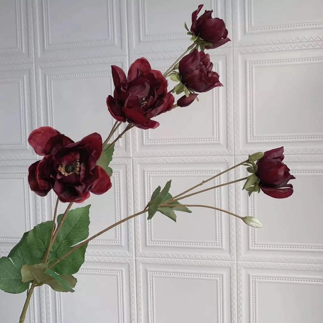 Windflower Anemone Artificial Silk Flowers 94cm Spray Stem WINDERFLOWER004-005