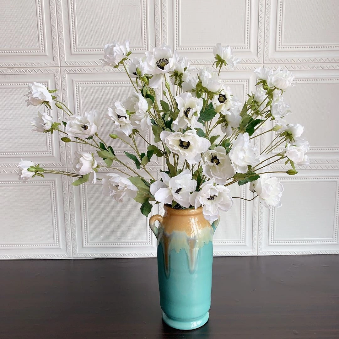 Windflower Anemone Artificial Silk Flowers 94cm Spray Stem WINDERFLOWER004-005