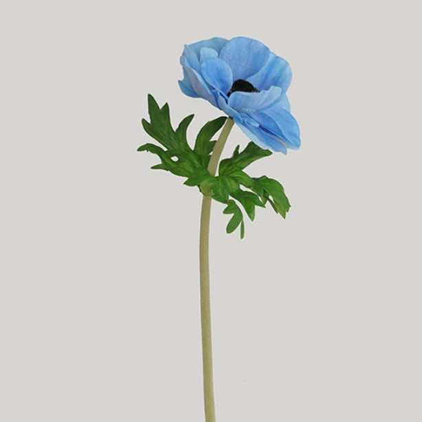 Windflower Artificial Silk Flower 48cm Stem Purple WINDFLOWER007