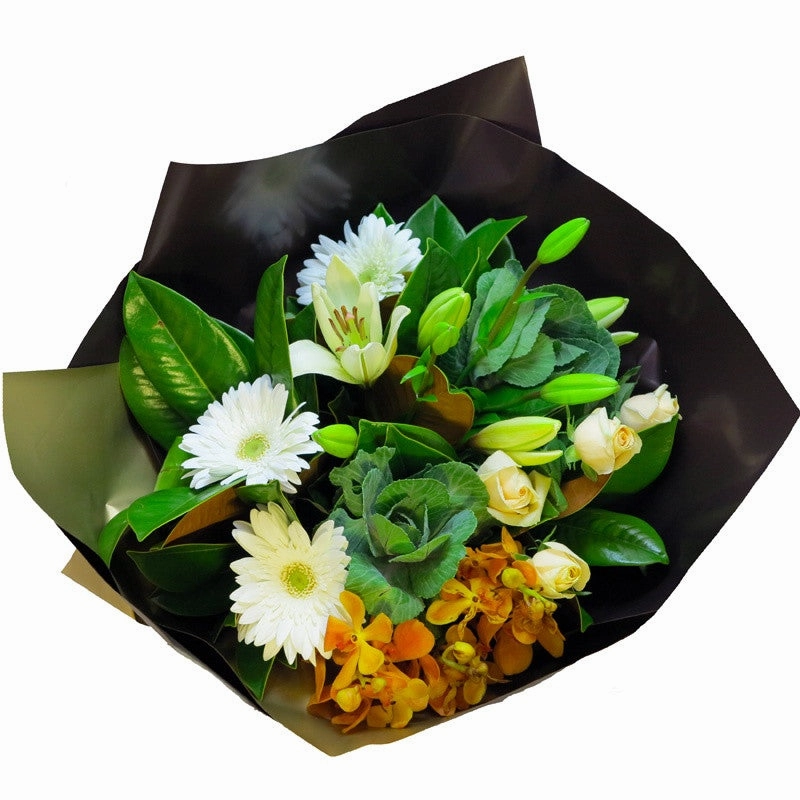 Winter Blossom,realistic flower bouquet 