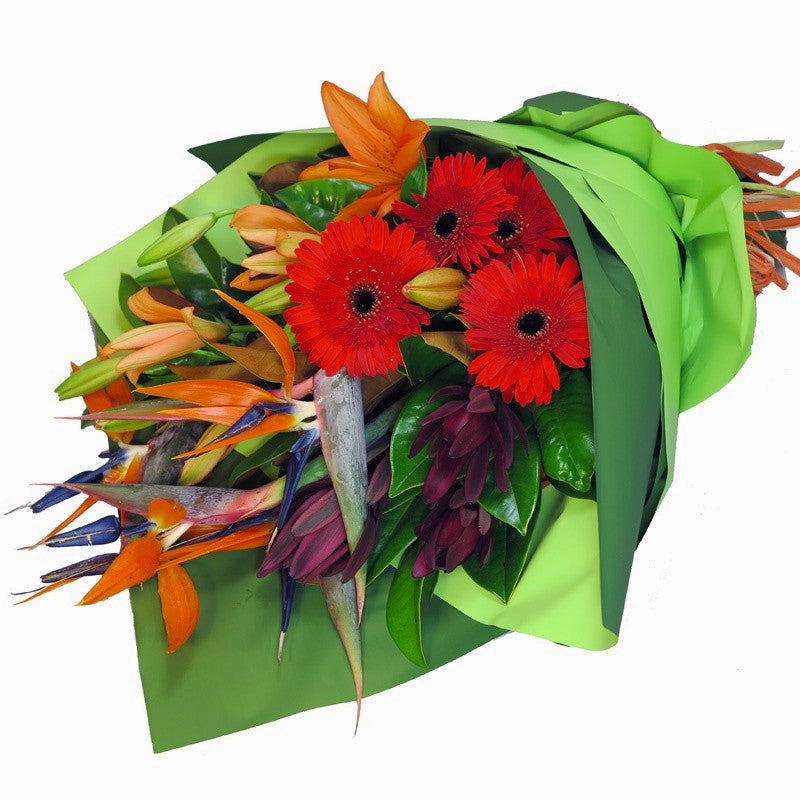 Winter Warmth,realistic flower bouquet 