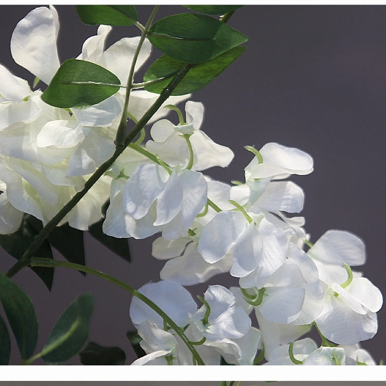 Wisteria Artificial Silk Flower Stem White WISTERIA001