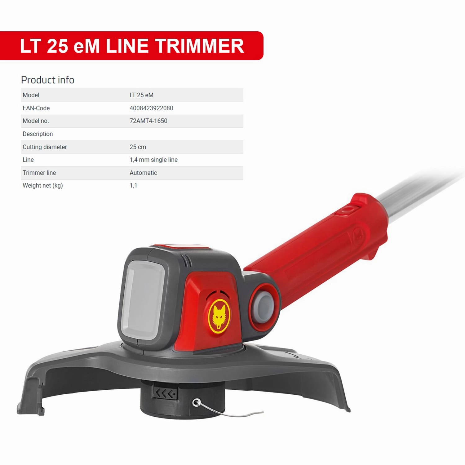 Wolf Garten E-Multi-Star Line Trimmer (LT 25 EM)