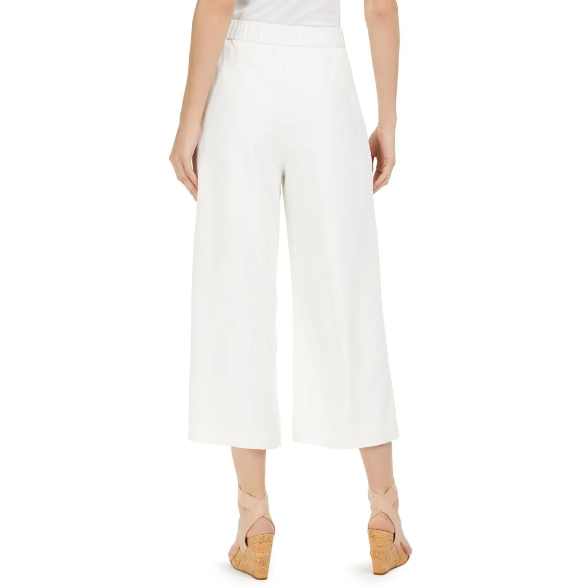 Damen Cropped Weit geschnittene Cropped Hosen