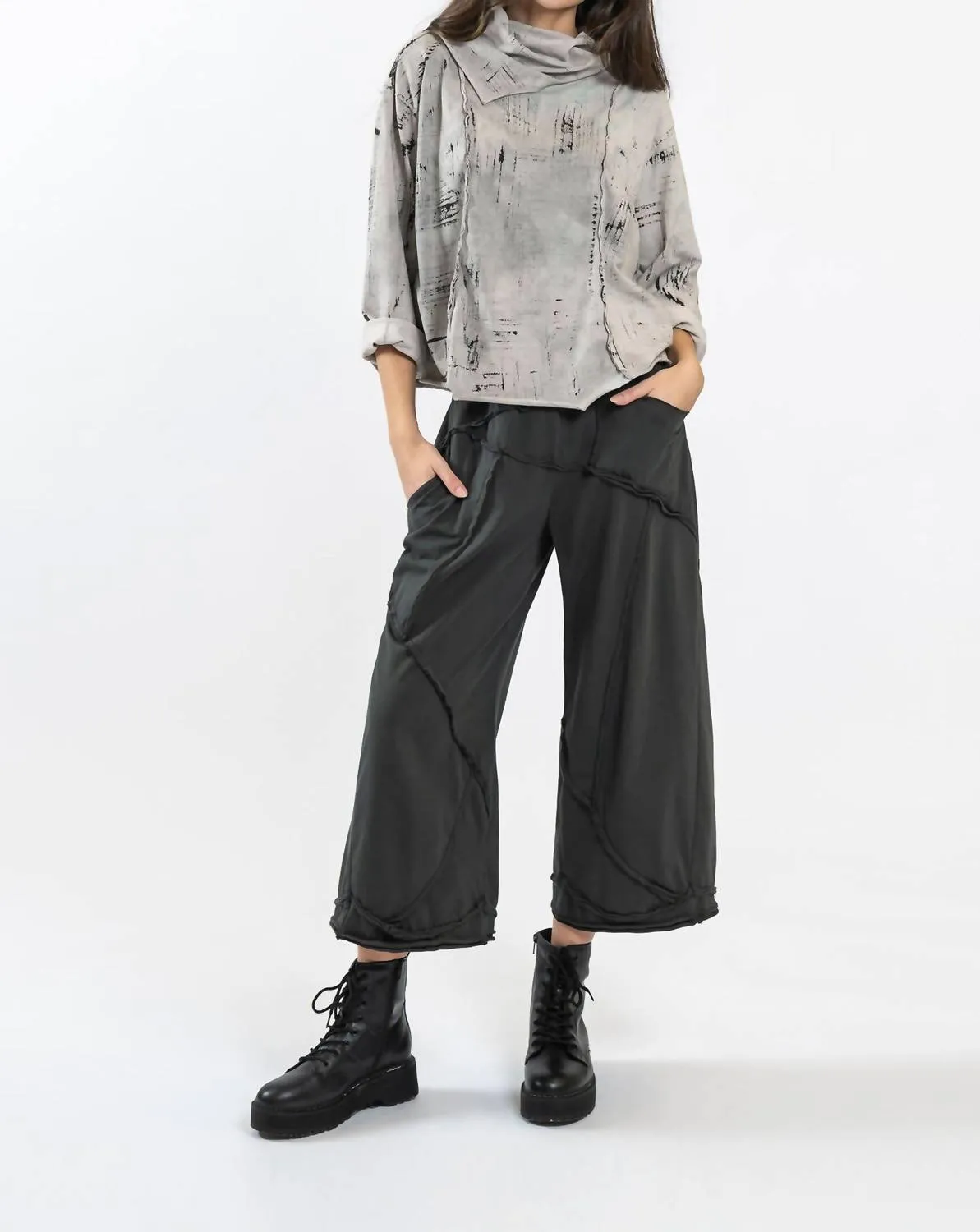 Damen Macy Hose in Anthrazit