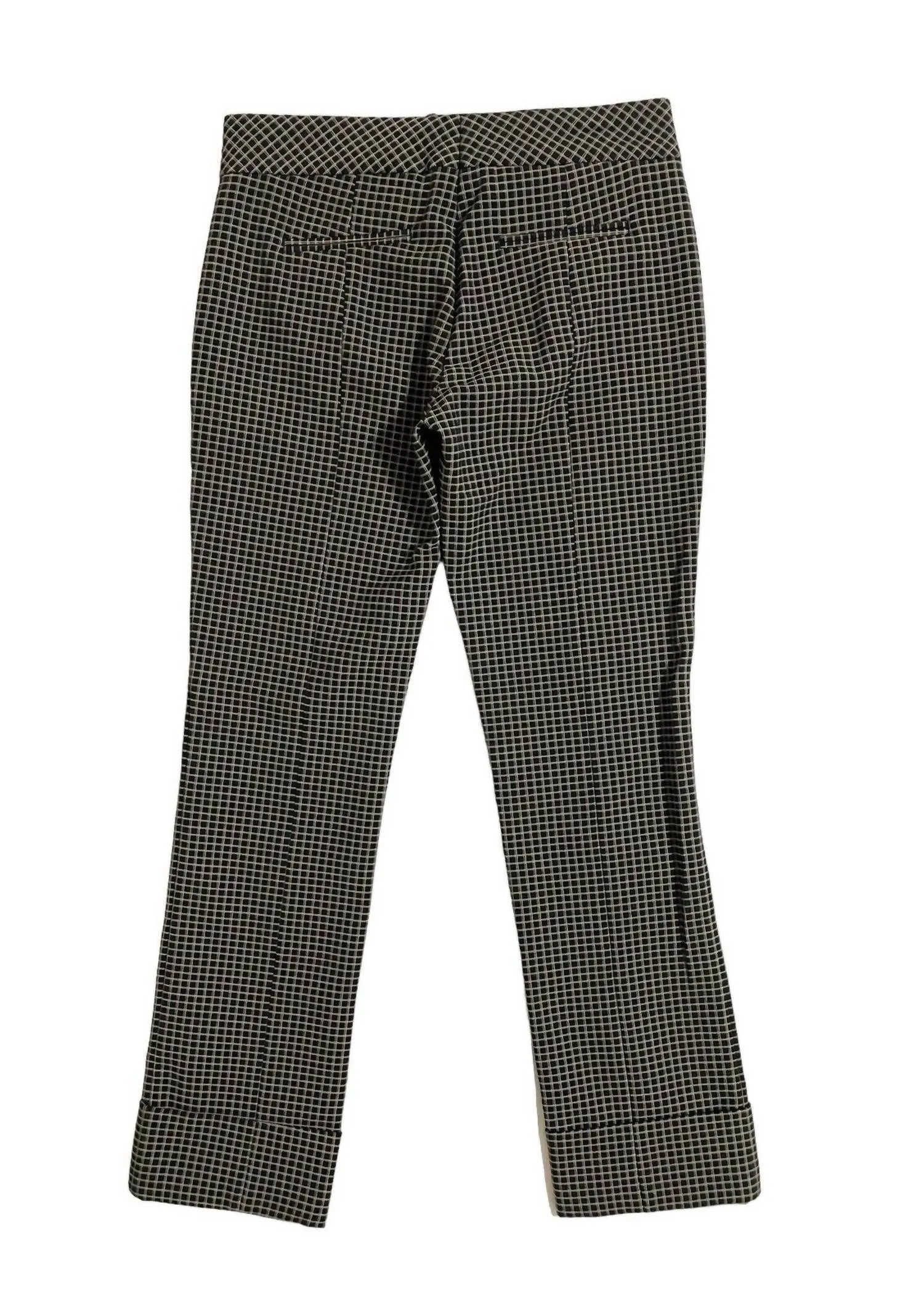 Damen Scarlett Straight Leg Knöchel-Crop-Hose in Schwarz