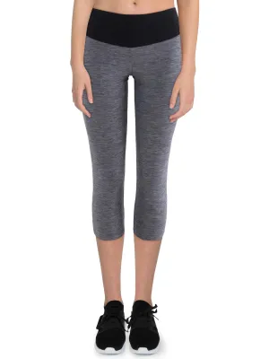 Damen Capri-Hosen aus Space-Dye-Polyester
