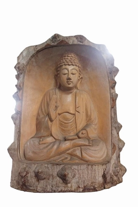 Wooden Buddha,planting accessories kit