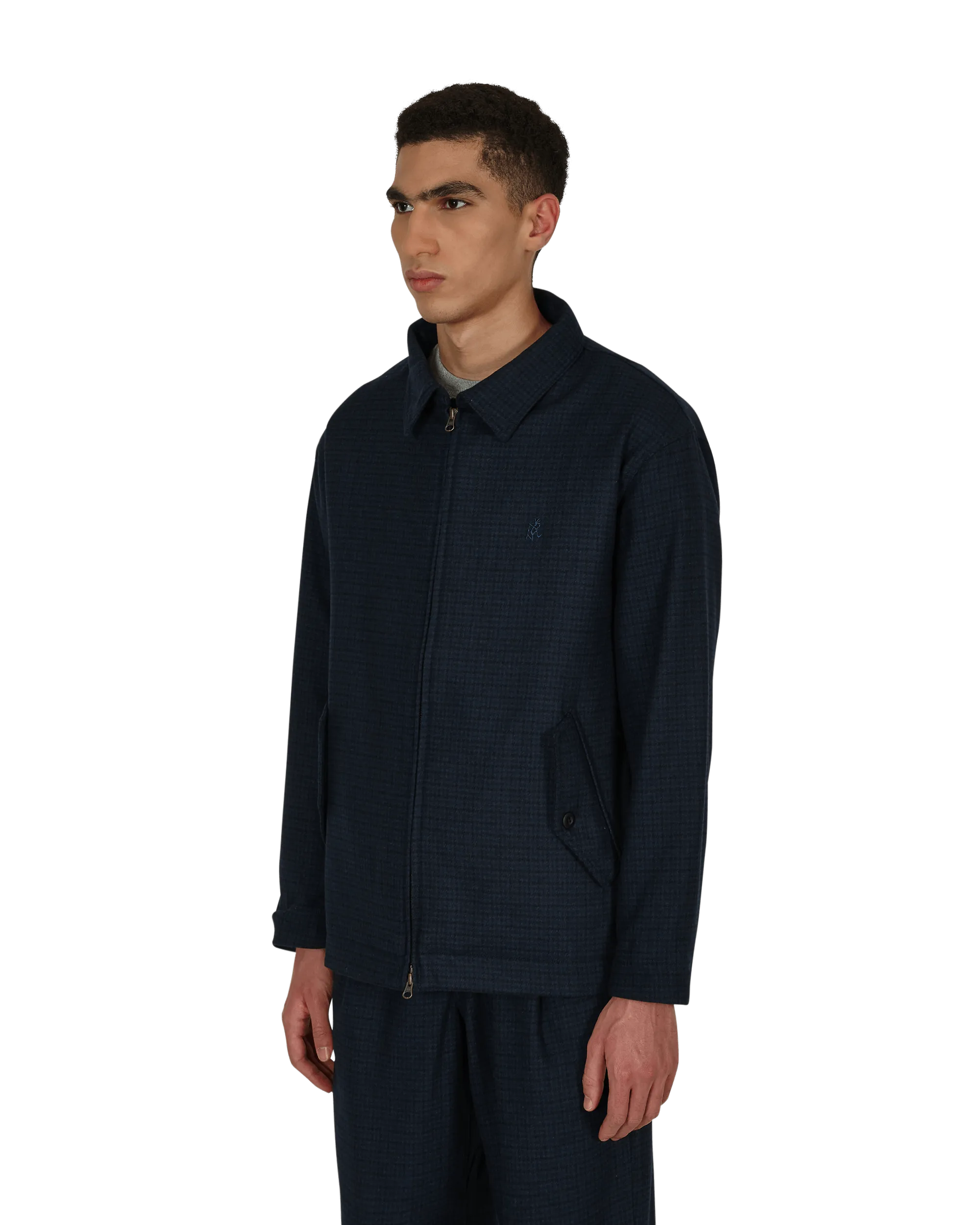 Wollmischung Kurze Jacke Blau