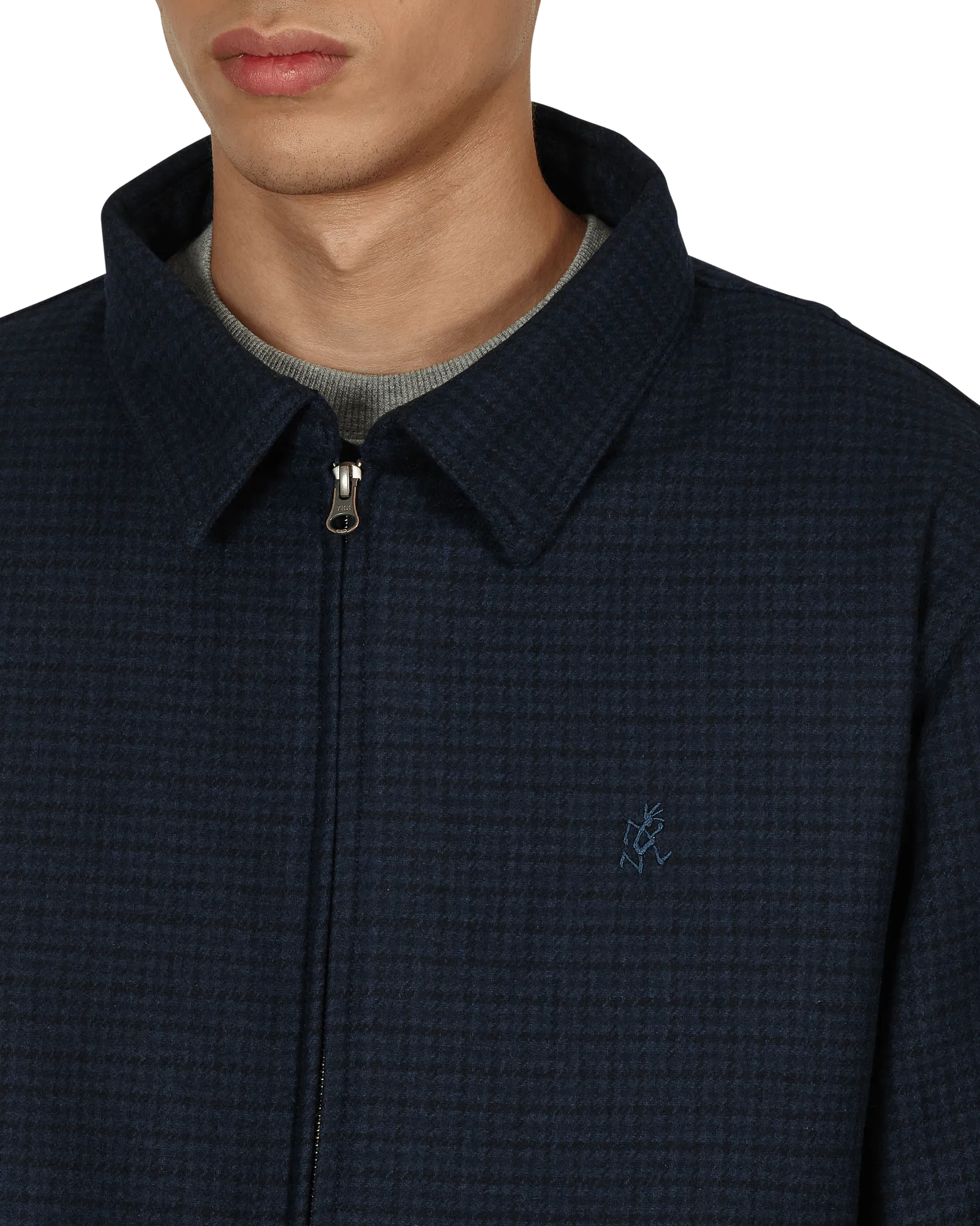 Wollmischung Kurze Jacke Blau