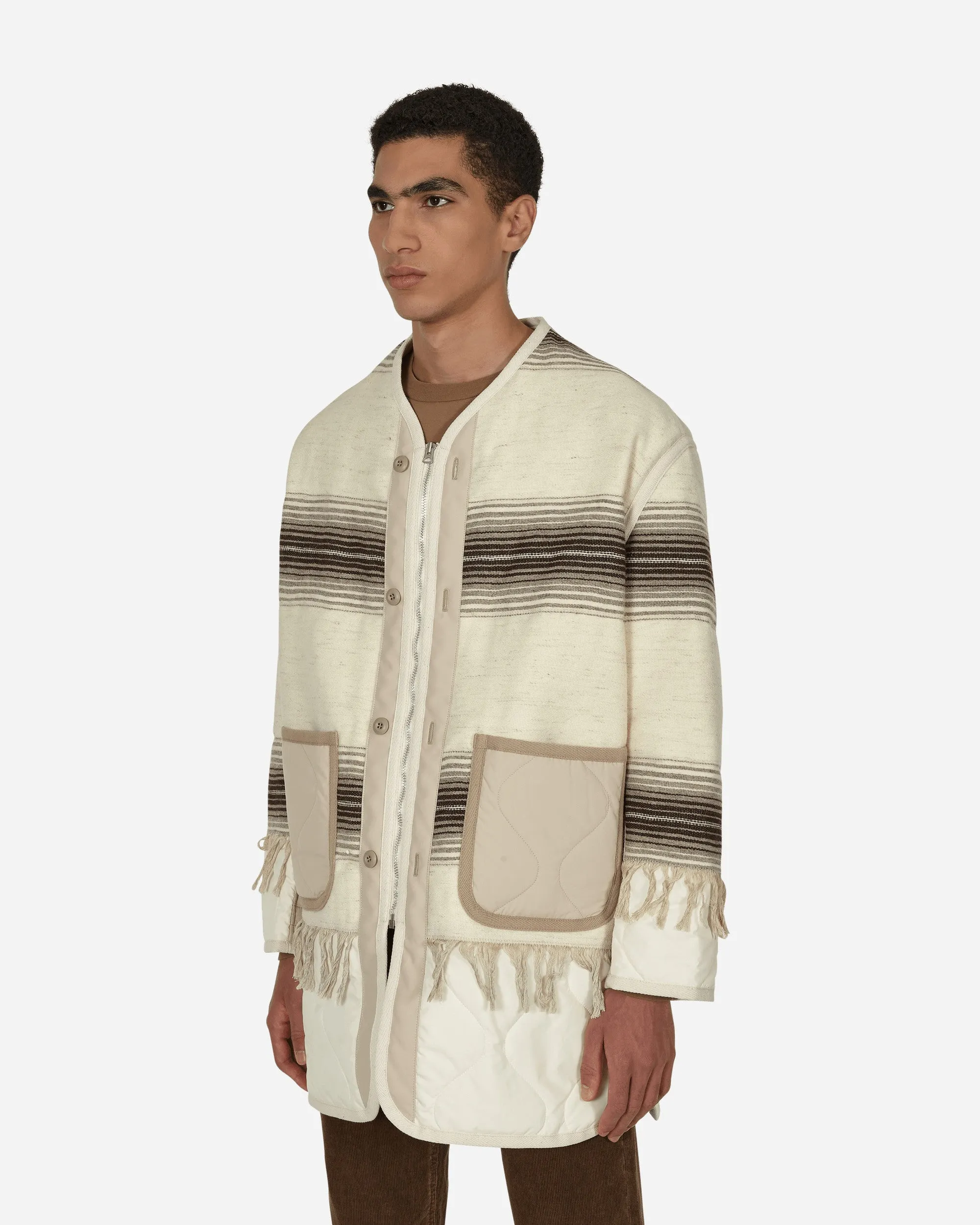 Wolljacke Beige