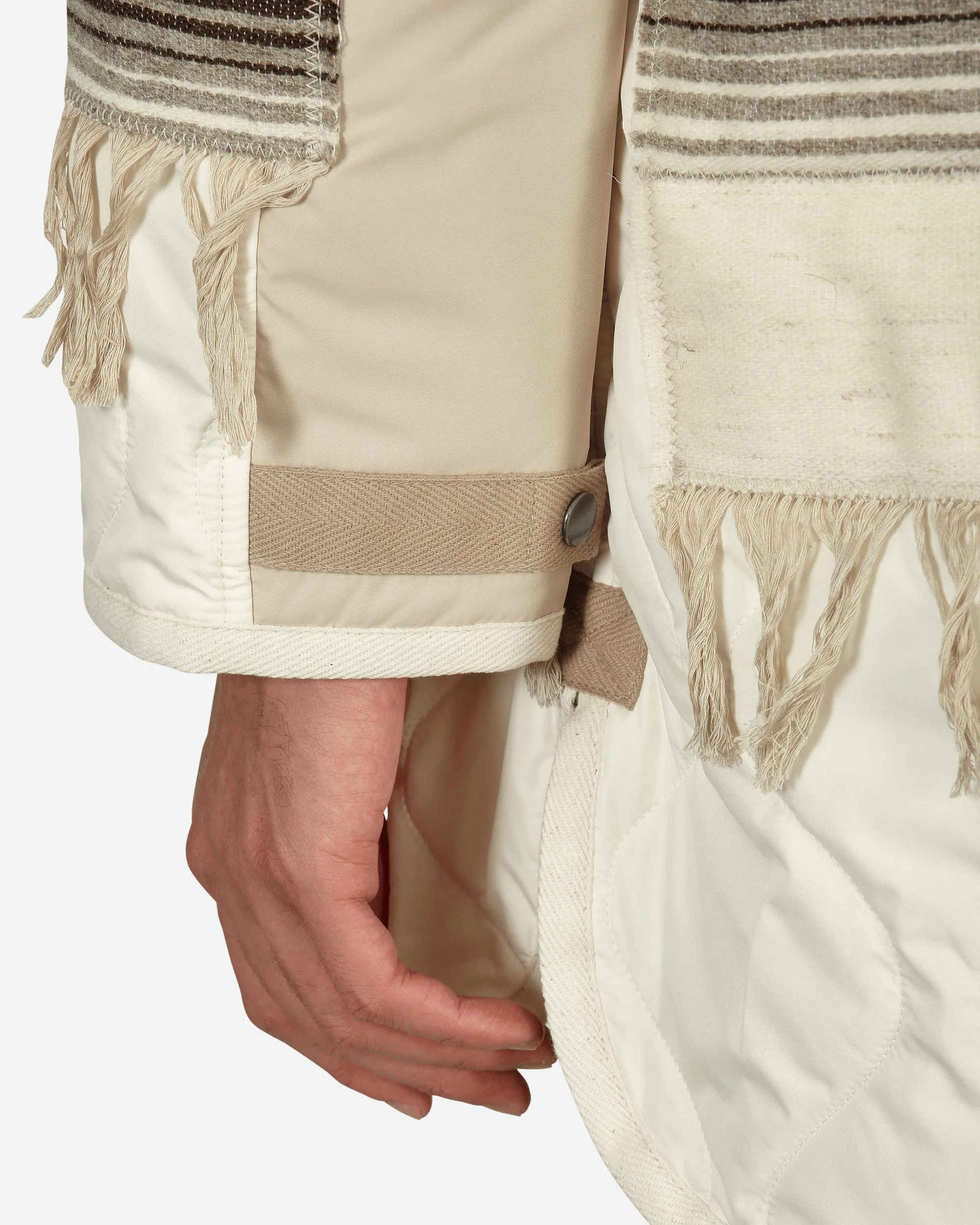Wolljacke Beige
