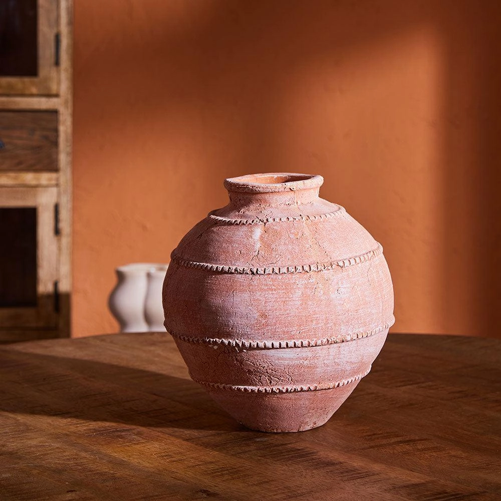 Yarrow Terracotta Vase