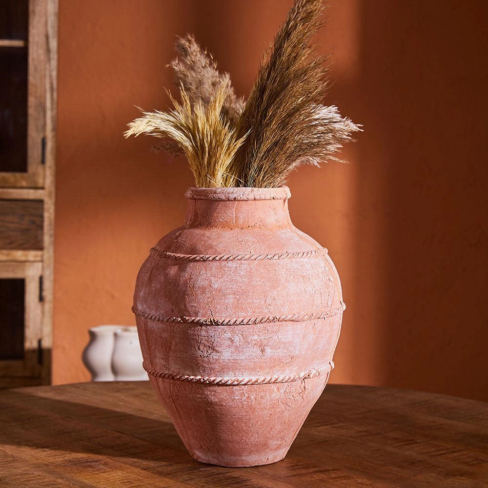 Yarrow Terracotta Vase