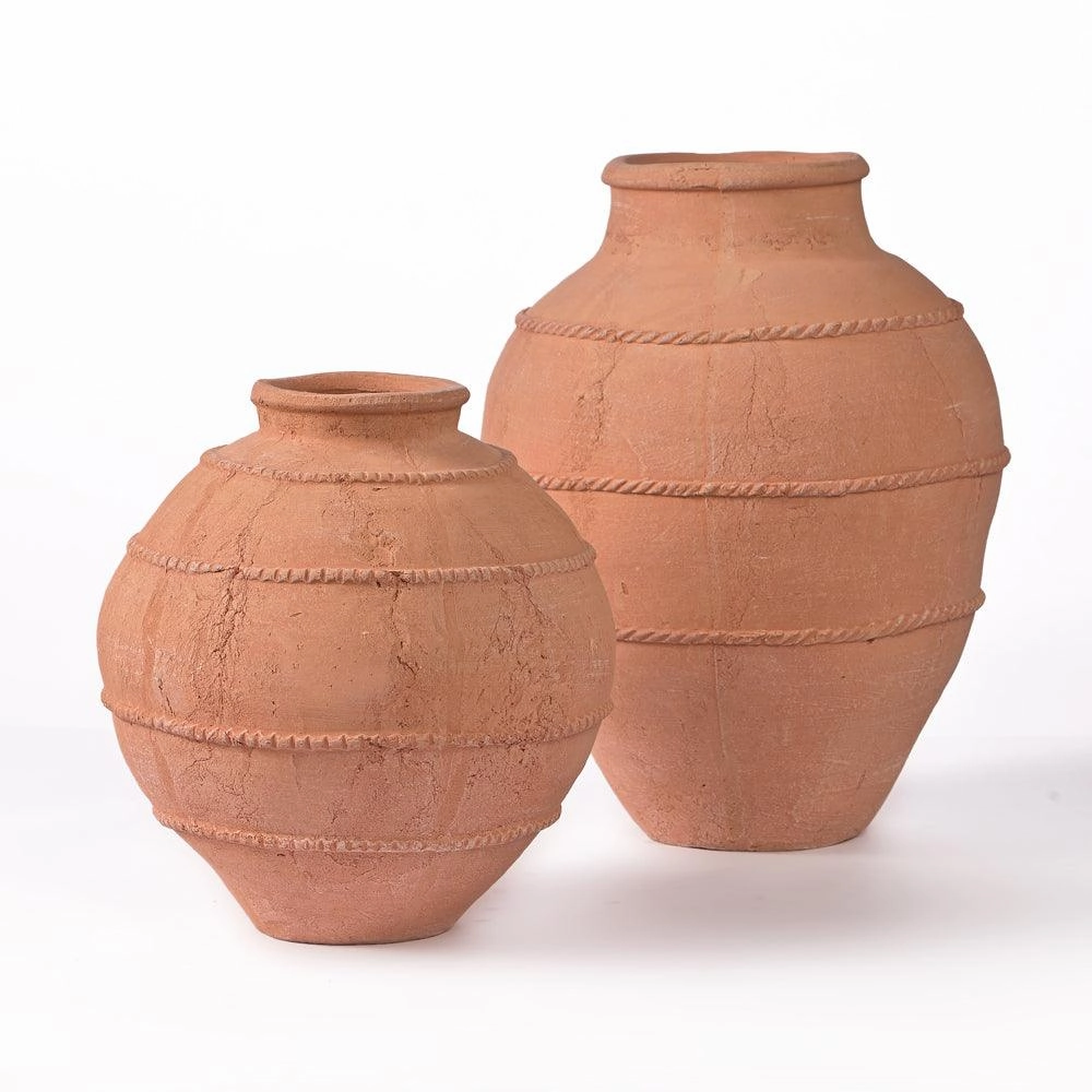 Yarrow Terracotta Vase