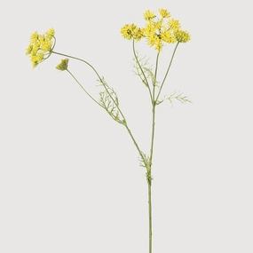 Yellow Wild Fennel Spray 97cm,dried artificial flower