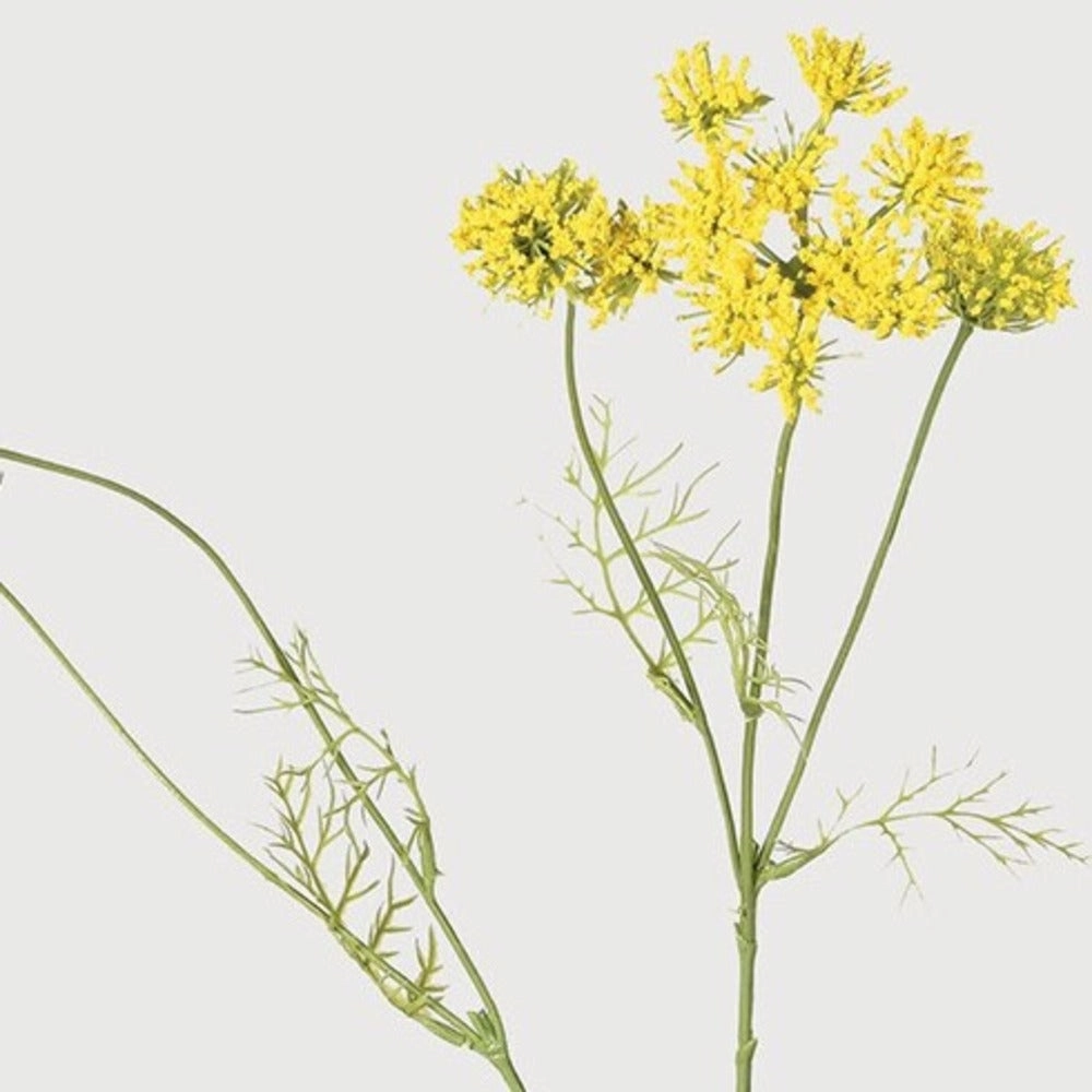Yellow Wild Fennel Spray 97cm